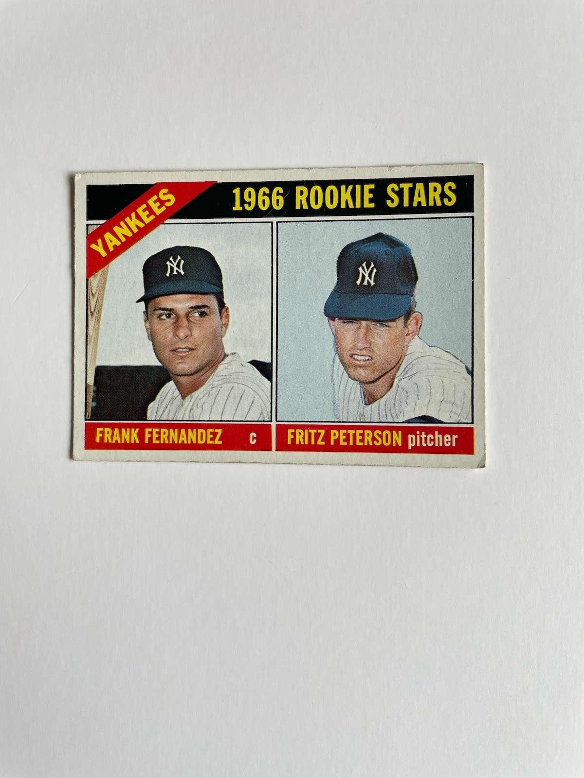 1966 Topps - High # Fritz Peterson, Frank Fernandez #584 (RC)