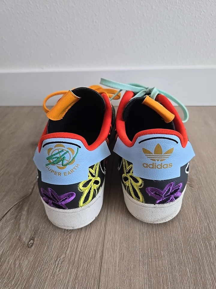 Adidas X Sean Wotherspoon Superstar Super Earth Hombres Talla 10.5 Zapatos GX3823 Foto 4 de 4