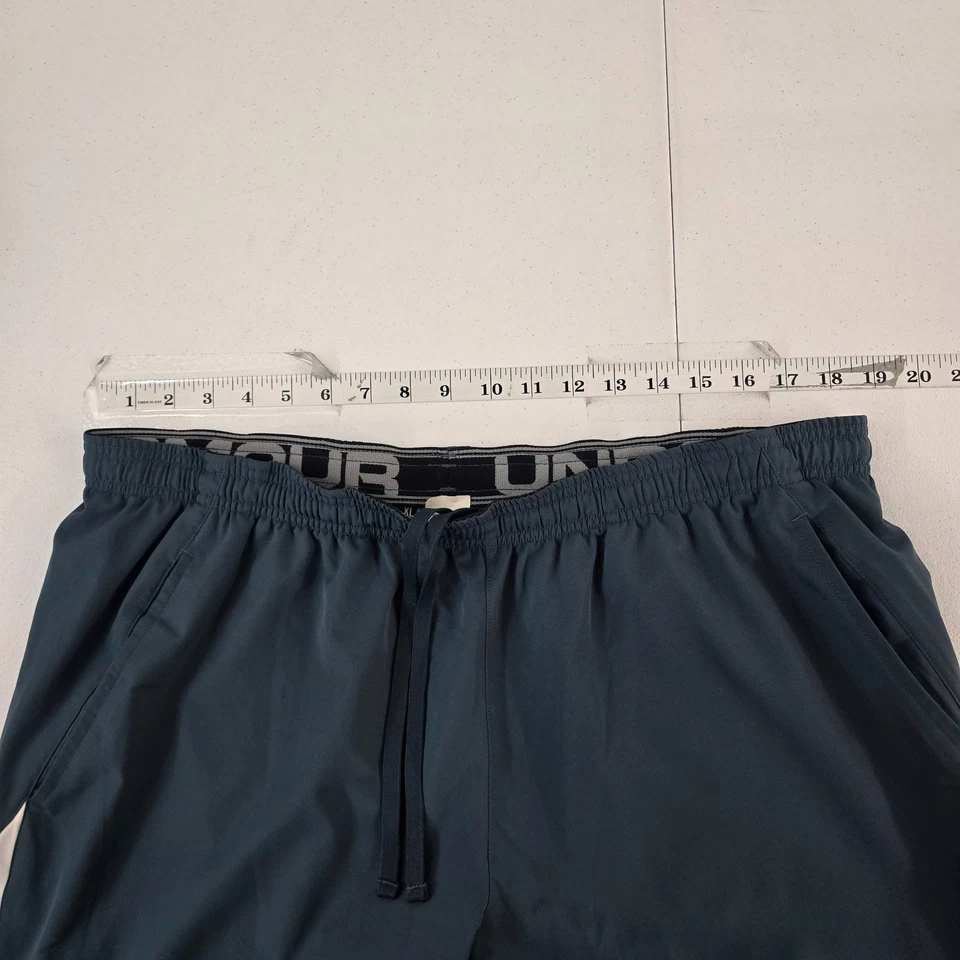 Under Armour Men's XL Loose Fit Track Pants Gray White 100% Polyester 6384 - Image 3 of 4