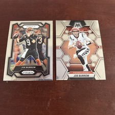 2023 Joe Burrow Lot Prizm Base #57 & Mosaic Base #40