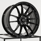 18x8.5 Vors TR10 5x110 35 Black Wheels Rims Set(4) 73.1