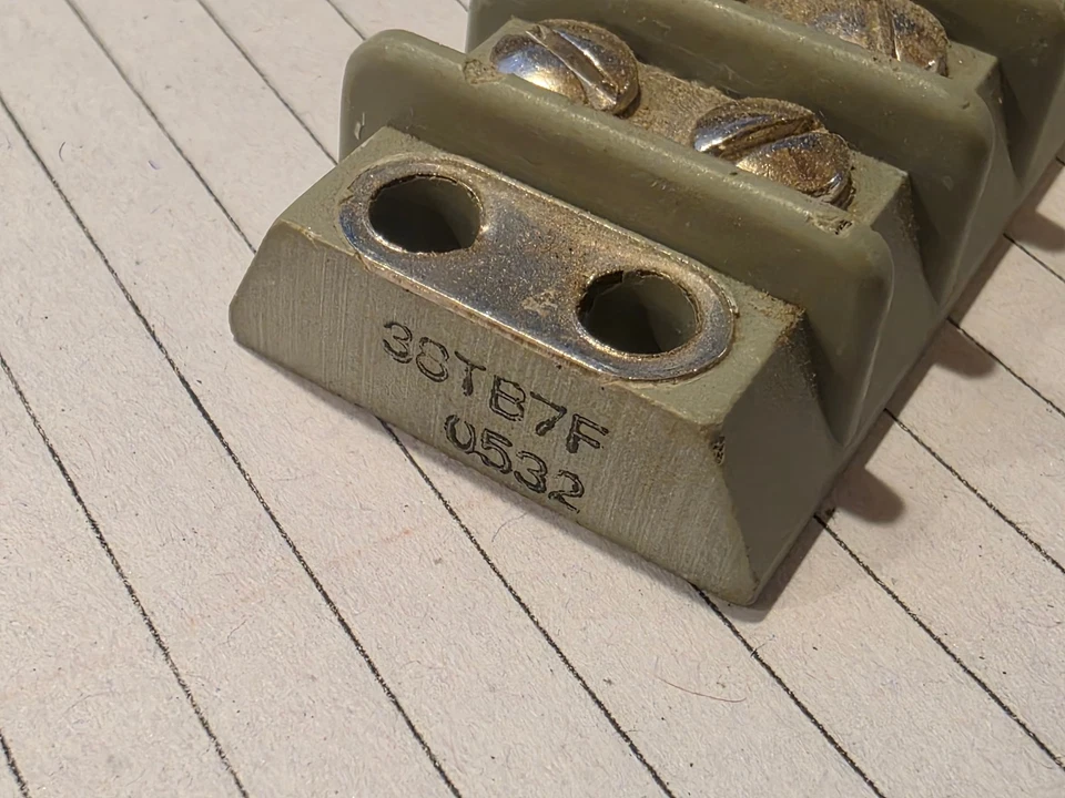 Marco 38TB7F, Barrier Terminal Block, 2 Row, 7 Pos, (NOS) - Image 2 of 4