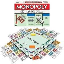 Monopoly The 1980s Edition Board Game by Winning Moves USA with Classic...