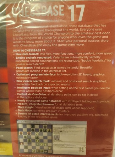 Chessbase 17 Software, Chess, Brand New, Free Shipping - Photo 2/6