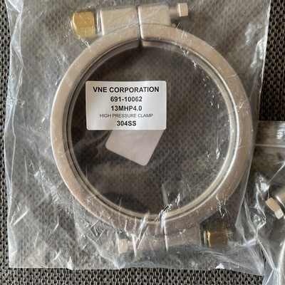McMaster Carr 4  High-Polish Quick-Clamp Sanitary Tube Fitting 304 Stainless 