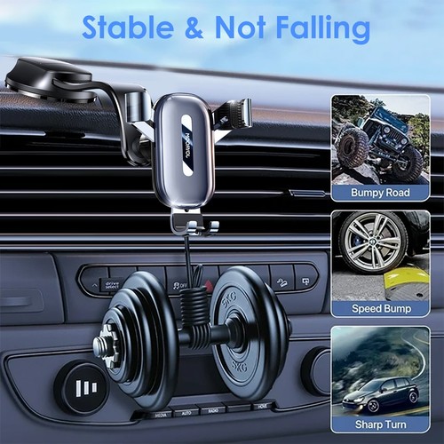Universal 360° Auto Handy Halter Windschutzscheibe Armaturenbrett Dash Mount für iPhone - Bild 4 von 11
