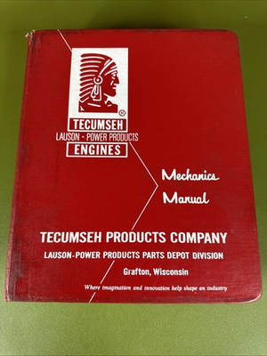 #ad #ad 1970s Tecumseh Parts Bulletins Service Repair Shop Mechanics Manual in Binder $69.00