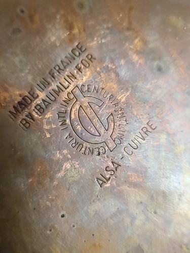 Centuria Baumlin France Style Copper Aluminum Fry Pan Skillet Small 5.5" - Picture 4 of 4