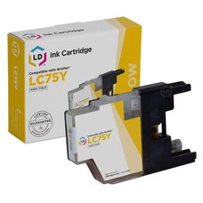 LD LC75Y LC75 Yellow Ink Cartridge for Brother MFC-J6510DW MFC-J6710DW MFC-J6910