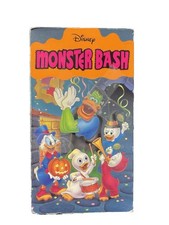 Walt Disney Monster Bash VHS VCR Tape Cartoon Halloween Movie 