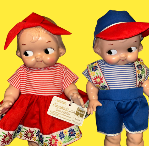 Vintage Campbell’s Soup Kids Millennium Dolls 2000 Edizione Speciale Cavaliere COA - Foto 3 di 13