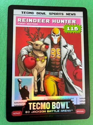 Bo Jax Battle Arena Tecmo Bowl-News Brawl-#N747 Reindeer Hunter-Myles Garrett