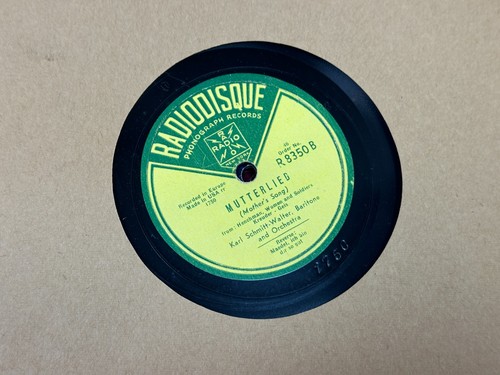 Vintage 78 RPM Record Album Book w/ 10 Shellac Discs Red Embossed VG GERMAN - Picture 11 of 14