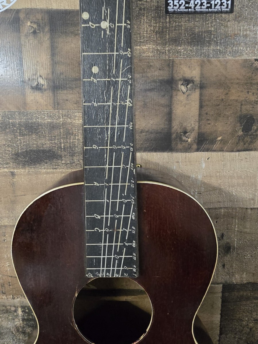 古いアメリカのパーラーギター VINTAGE 1920'S PARLOR Fretless Guitar. Project | eBay