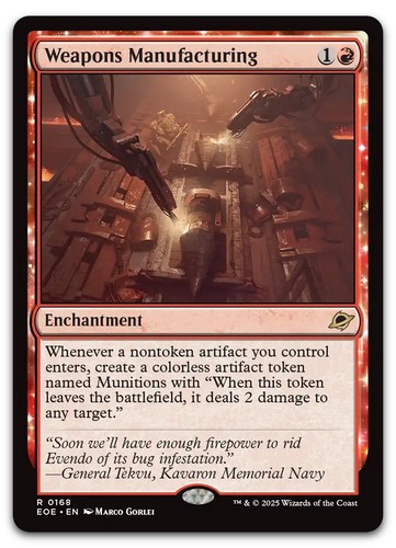 Weapons Manufacturing #168 (NM) Edge of Eternities EOE Magic MTG - Picture 1 of 2