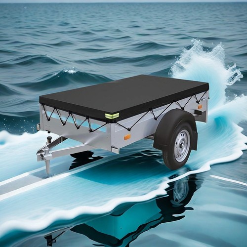 Cargo Security First Reinforced Sewn 420D Oxford Trailer Cover Solution - Picture 4 of 12