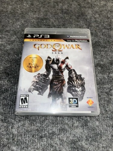 God of War Saga Collection PS3 (Sony PlayStation 3 PS3 2012) Dual Pack 2 Discs