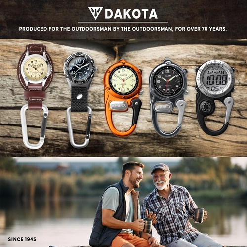 Multi-Functional Tactical Watch with Clip and Flashlight for Camping & Fishing - Picture 10 of 11
