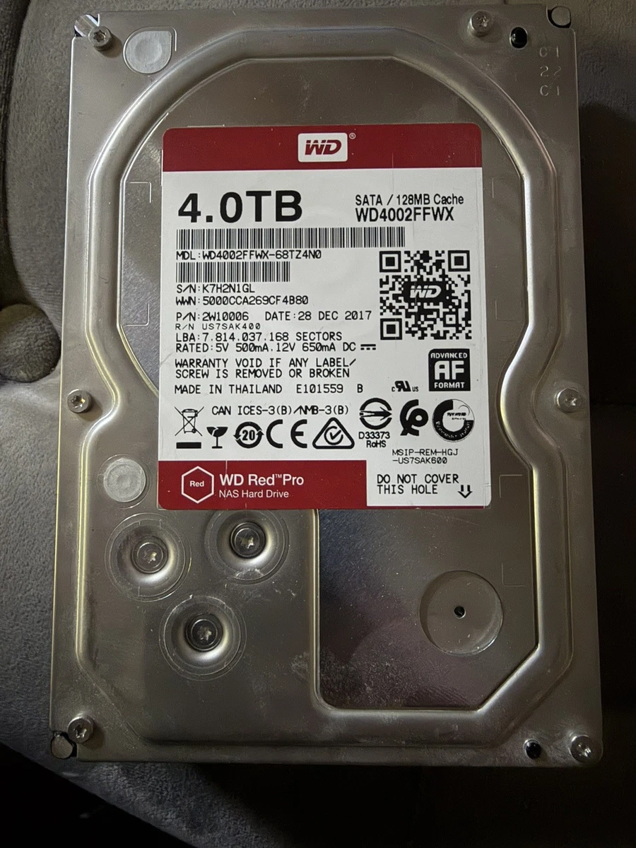 Western Digital 4 TB Storage Capacity Internal Hard Disk Drives