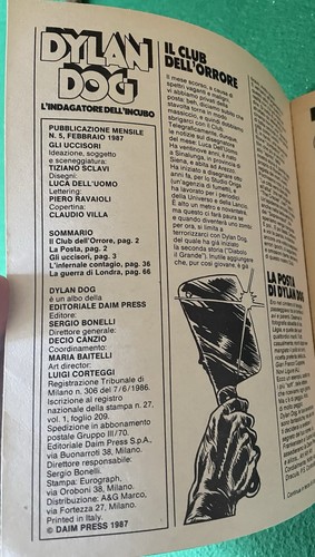 π’π’ Dylan Dog numero 5 prima edizione super magazzino - Foto 9 di 13