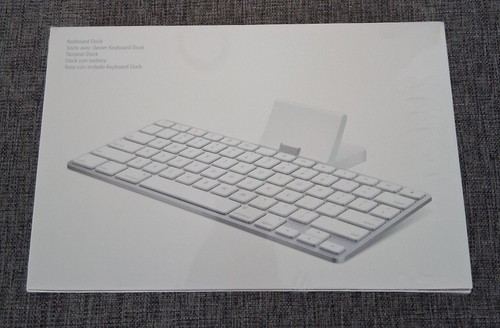 Apple iPad Keyboard Dock A1359 White New Sealed - Picture 2 of 5