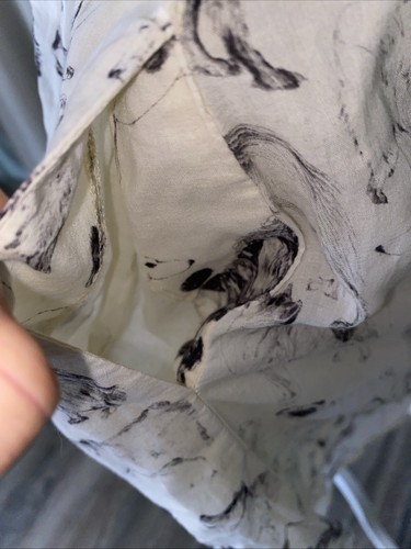 Adorable RARE Fetch & Frolic Dress Anthropologie Maeve Dog Print Pockets Sz OP - Picture 5 of 12