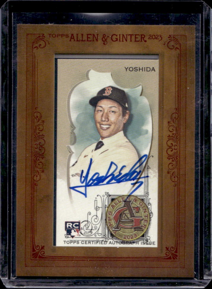 2023 Topps Allen & Ginter Masataka Yoshida Mini Framed Auto RC #MA-MY