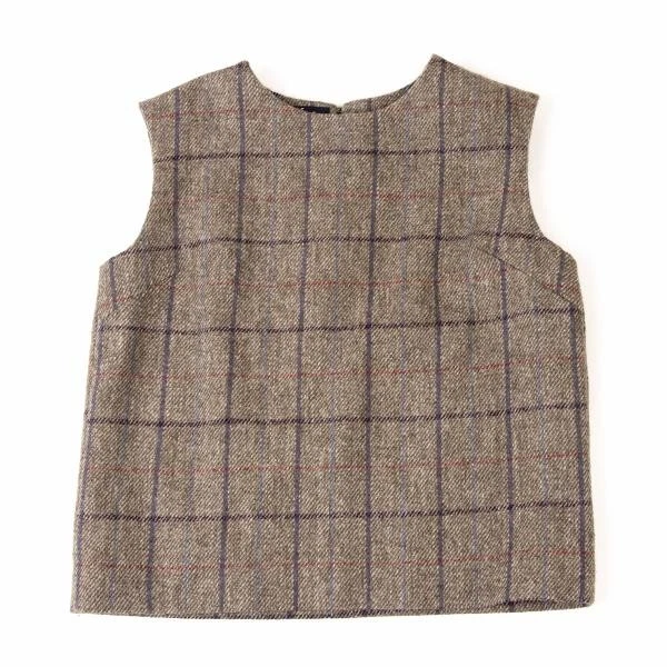 45 об/мин 45R шерстяная подкладка в полоску чек жилет размер 2 (K-145047) - Изображение 2 из 4