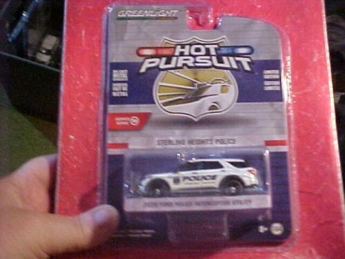 GREENLIGHT 1:64 2020 FORD STERLING HEIGHTS MICHIGAN POLICE INTERCEPTOR