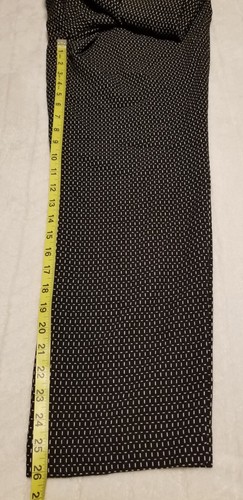 Investments Petite Womens Stretch Pants Size 12PS Black /White Pattern - Picture 11 of 14