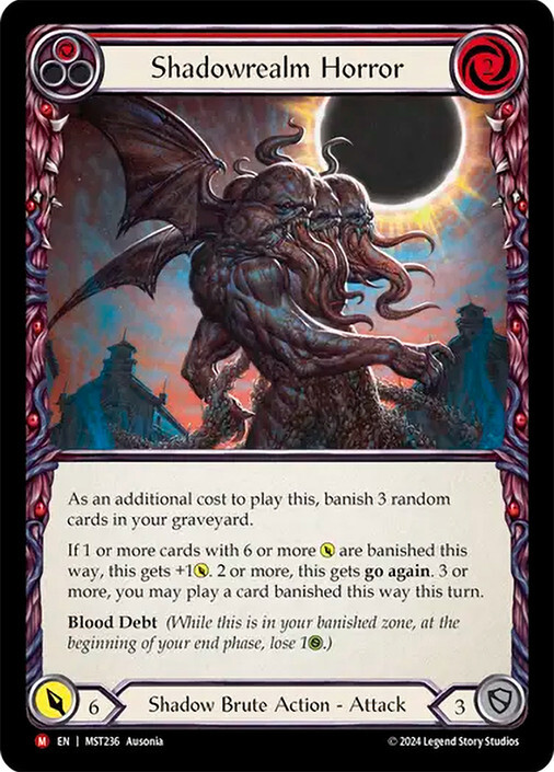 FAB Shadowrealm Horror - Part the Mistveil Card # 236 | eBay