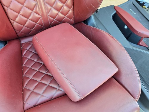 DESIGN LEATHER SEAT SEATS SET FRONT/REAR RED W/DOOR PANEL 53K 13-18 AUDI A6 S6 - Bild 11 von 24