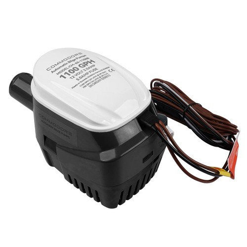 Bomba de sentina automática Commodore 1100 GPH 60 Series - 12V MFG# CM-60-1100B - Imagen 2 de 4