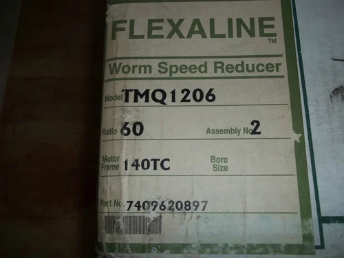 NEW IN SEALED BOX GROVE GEAR FLEXALINE TMQ1206-2 WORM GEAR REDUCER RATIO 60:1