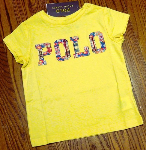 POLO RALPH LAUREN AUTHENTIC TODDLERS GIRLS BRAND NEW ORIGINAL T-SHIRT Sz 2T, NWT - Picture 2 of 2