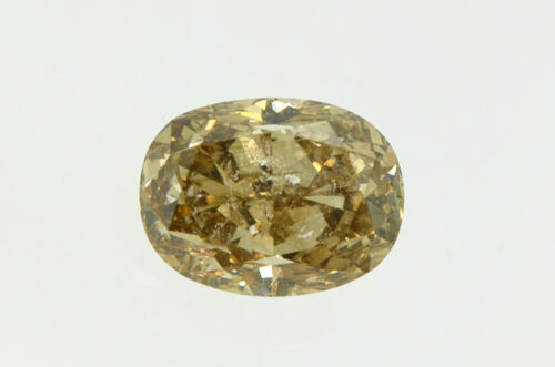 Oval Shape Diamond Loose Fancy Brown Color VS2 Natural Enhanced Real 1.51 Carat - Picture 4 of 9