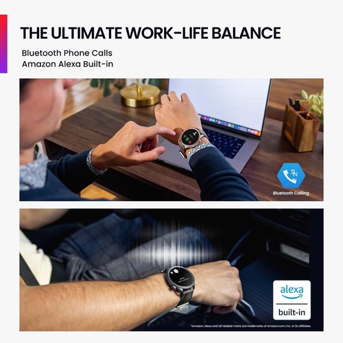 Amazfit Balance 1.5"Inchs GPS 14-Day Battery Life Smartwatch Black By FedEx - 第 2/10 張圖片