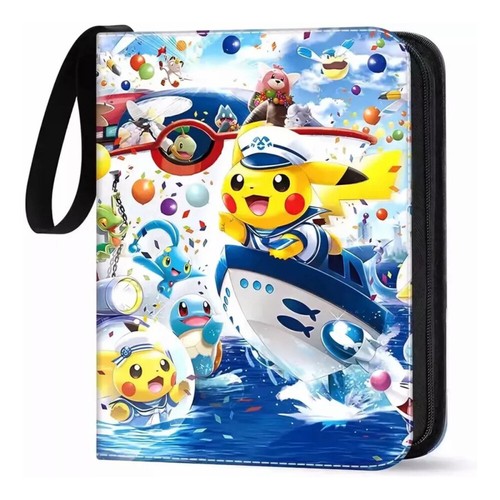 XXXL Sammelalbum für 400-900 Pokemon Karten Sammelmappe 4- Pocket Ordner Heft - Bild 9 von 27