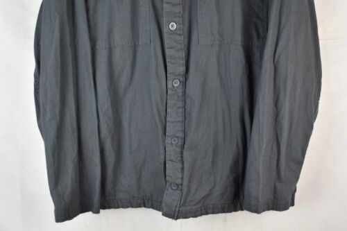 Penfield MEns Cotton Overshirt Shacket Button Size XL Pockets Safari Black - Picture 3 of 8