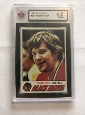 1977/78  TOPPS HOCKEY CARD #251 BOBBY ORR KSA 6.5 EX/NM+ SHARP!!