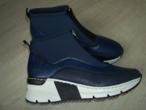 NEW RIEKER Wedge Heel Trainers Last few pairs Choice of Colour / Size - Picture 2 of 12