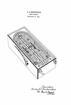 US Patent Print Bally Streamline Pinball 1930's Document - Bild 1 von 1