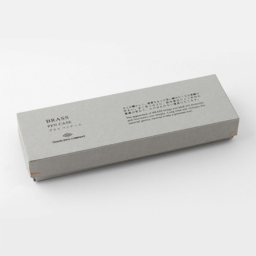 Estuche para bolígrafos de latón macizo TRAVELER’S COMPANY Tokio prensado artesanos - Imagen 7 de 7