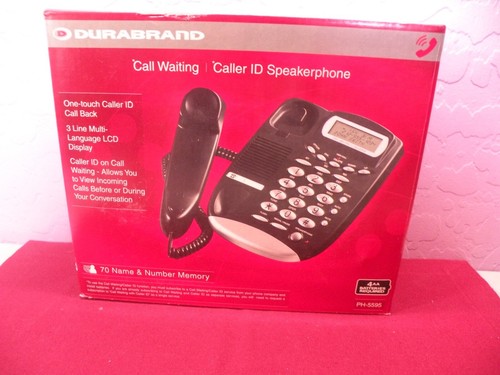 NEW Vintage Durabrand PH-5595 Retro 90s Phone Caller ID Call Waiting Speaker - Picture 4 of 7