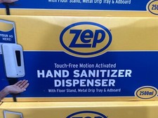 Zep TFHSU-1- 2500PL Touch-Free Motion Hand Dispenser 84.54-oz with Stand New