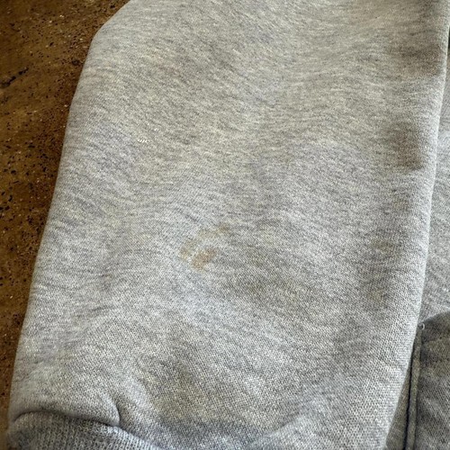 Russell Sweatshirt Vintage grau mit Reißverschluss - Bild 4 von 5