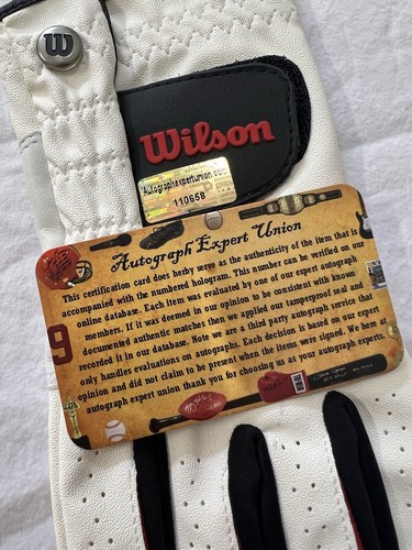 "The Golden Bear" Jack Nicklaus seltener handsignierter PGA Tour Golfhandschuh mit Echtheitszertifikat - Bild 2 von 7