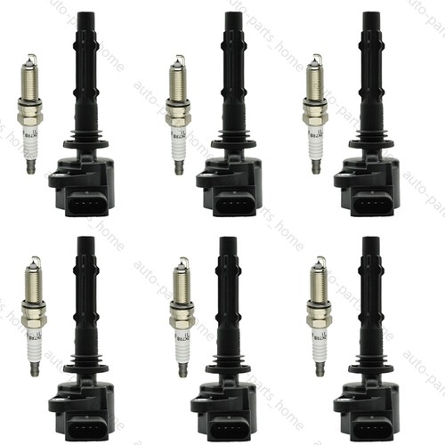 Paquete de 6 bobinas de encendido OEM + bujías de iridio para Mercedes-Benz C300 E350 UF535 - Imagen 9 de 9