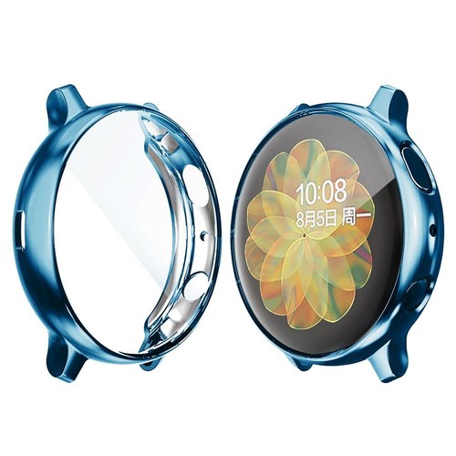 For Samsung Galaxy Watch Active 2 Screen Protector Electroplate TPU Watch Case - Photo 11 sur 30