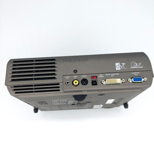 Proxima DX3 Ultralight Projector 1100 Lumen 320 Lamp Hrs Used NO REMOTE - Picture 3 of 4